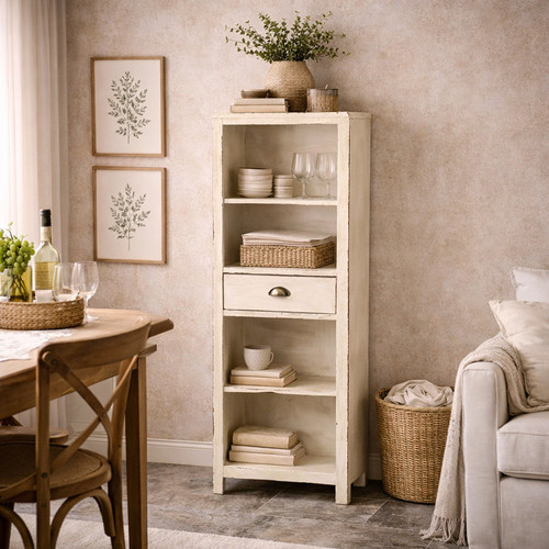 Heritage distressed white tall - heritage,