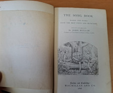 The Song Book Words & Tunes Best Poets & Musicians John Hullah 1866 1st Ed