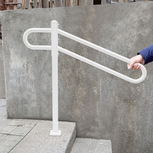 Metal outdoor stair railing - outdoor,