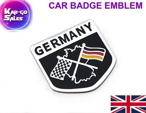 Germany racing flags badge - 1x,