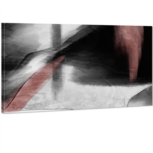 Abstract black and white pink - abstract,