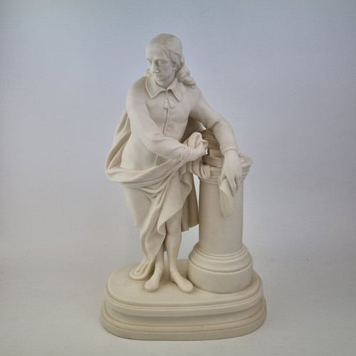 Antique parian ware standing - parian,