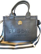 BESSIE GREY MED SIZE TOTE BAG