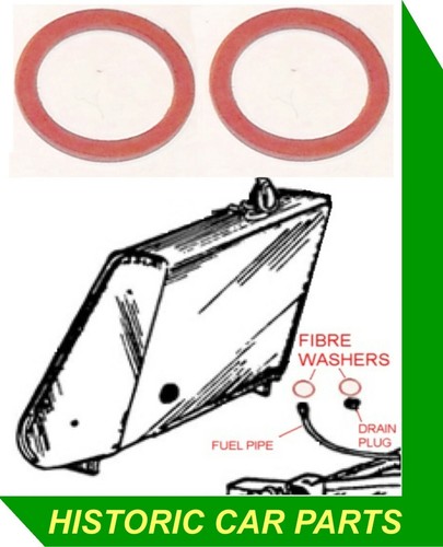 Fibre sealing washers for - sealing,