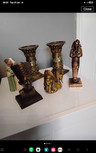 Egyptian ornaments and - egyptian, statues