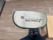 Odyssey Dual Force 2 #5 Putter / RH / 35 Inch recent mid slim 2.0 grip exc
