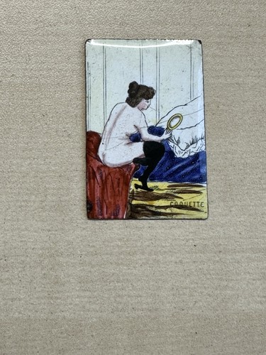 Antique french enamel - antique,