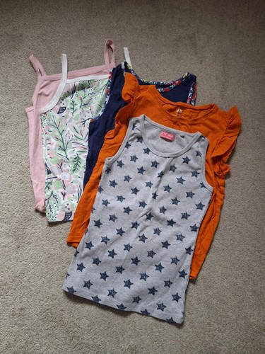 Girls bundle vest tops - girls, 9