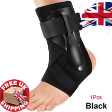 Ankle brace support with - brace, side