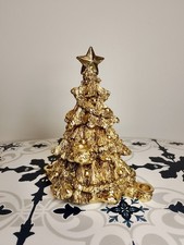 Vintage Gold Toned Ceramic