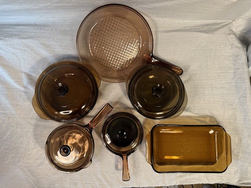 Vintage corning visions amber - vintage,