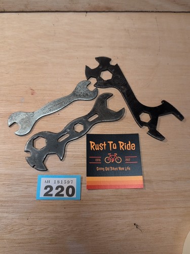 Vintage bicycle spanners - vintage,