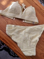 Yellow bikini set. Size 14