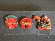 3 Coca-Cola Pin Badges