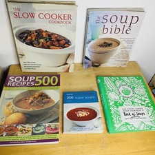Soup & Slow Cooker Cook Book Recipe Bundle Cosy Autumn/Winter Food Mixed Lot