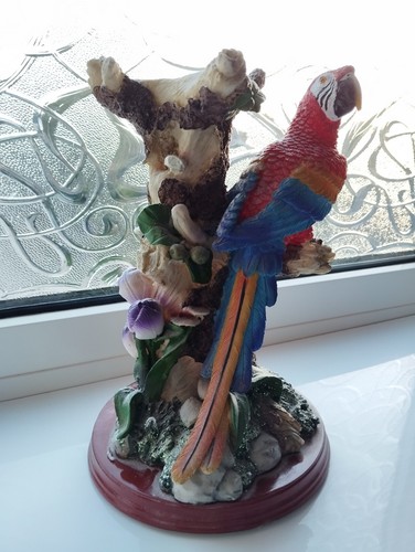 Painted resin figurine - resin,