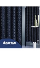 Deconovo Blackout Curtains, Eyelet Curtains, Diamond Foil Printed Thermal...