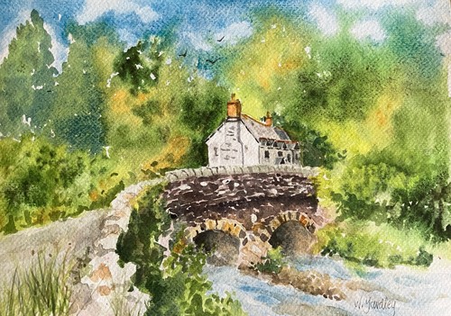 Hand painted watercolour - hand,