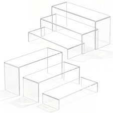 6 Pcs Acrylic Display Risers