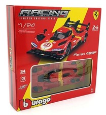 Burago 1/24 Scale Diecast Metal Kit 18-26583 - Ferrari 499P #51 Le Mans 24H