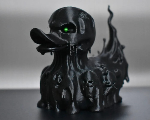 Halloween evil spirit duck - evil,