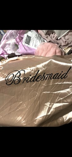 Champagne satin bride - satin, &