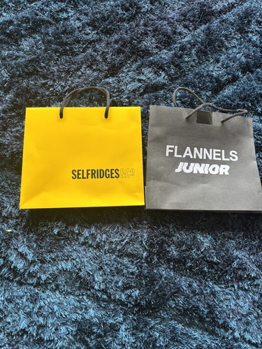 Selfridges and flannels - and,
