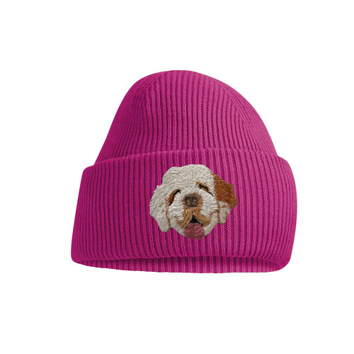 Clumber spaniel dog - dog, beanie
