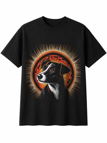 Graphic jack russell circle - graphic,
