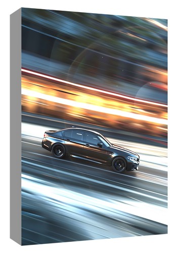 Bmw saloon fast canvas wall - canvas,