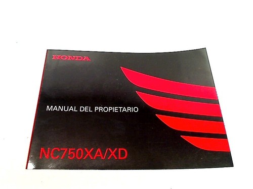 Owners manual honda 750 d - nc,