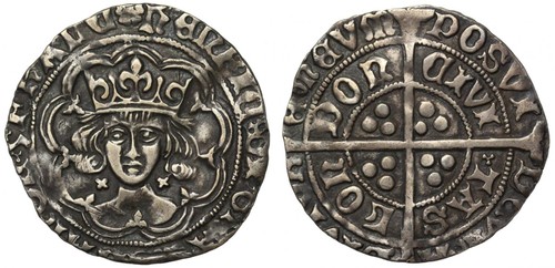 Henry vii groat type i - vii,