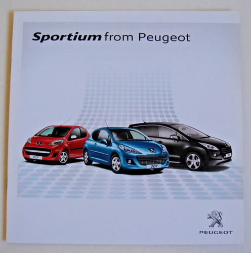 Peugeot sportium range - peugeot,