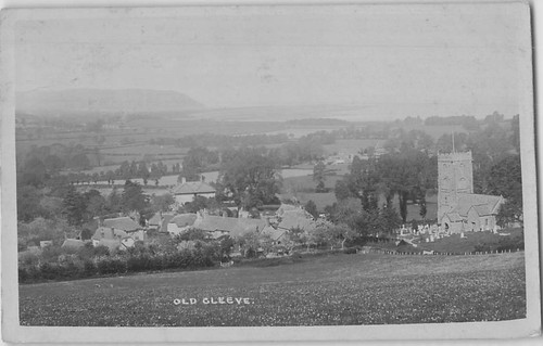 Old cleeve somerset rppc - somerset,