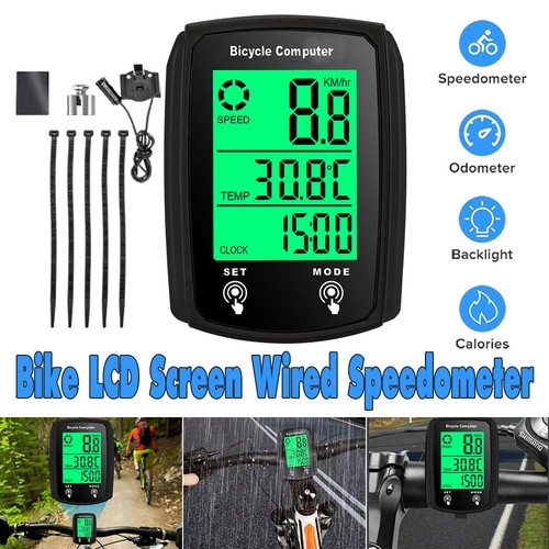 Waterproof lcd mph wired - mph,