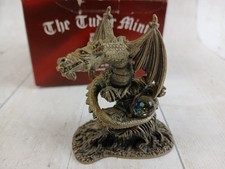 Tudor Mint Myth And Magic Pewter figurine "Dragon of the forest" #3049 w/box