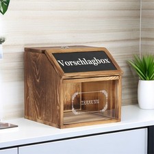 Rustic Wood Suggestion Box