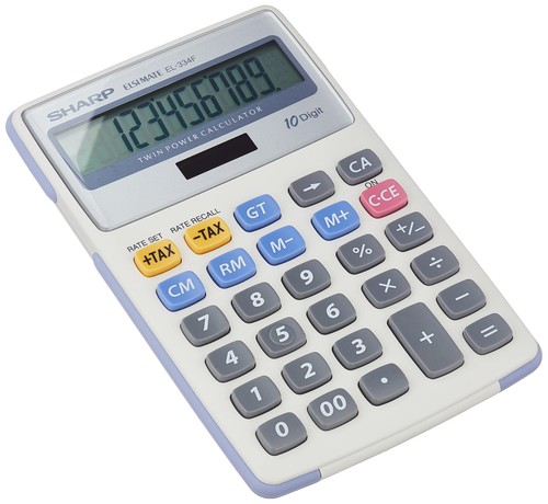 Sharp 334 calculator - sharp,