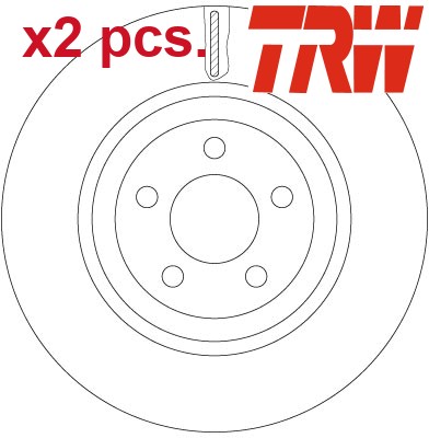 Pcs front brake disc set - brake,