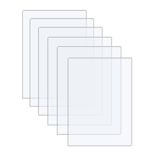 Pieces clear acrylic perspex - clear,