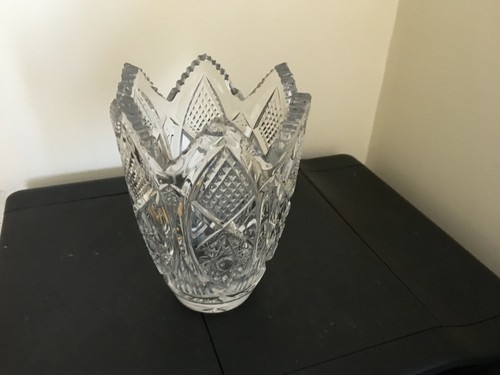Handkerchief edged cut glass - edged,