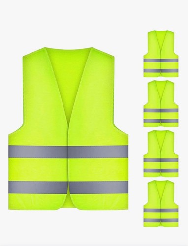 Pack vis vests yellow - 5,