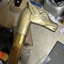Vintage Brass Horse Head Cane