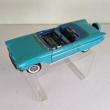 Danbury Mint 1/24 Scale DM5624T 1958 Chevrolet Impala Turquoise Diecast