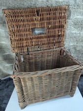 Vintage Wicker Fishing Storage
