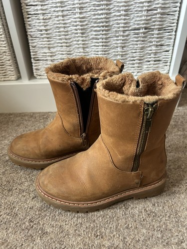 Girls next brown - fur, lined