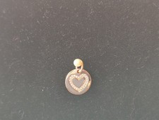 Thomas Sabo Charm Club Yellow Silver Pendant -Heart Disc Charm - Women's Jewelle