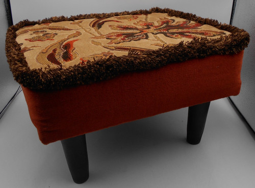 1970 vintage foot stool - 1970's,