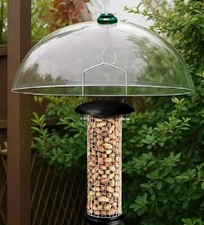 Crystals Transparent Squirrel Baffle for Bird Feeders Dome Shield Stops Pests