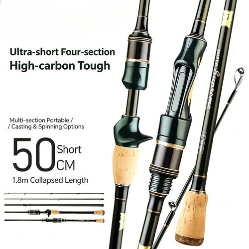 Travel fishing rod carbon - travel,